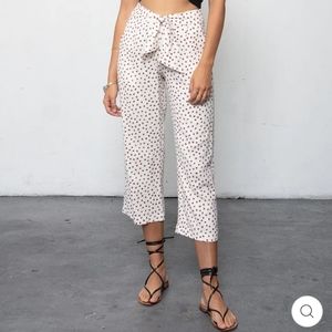 Stillwater Box Tie Linen Pants